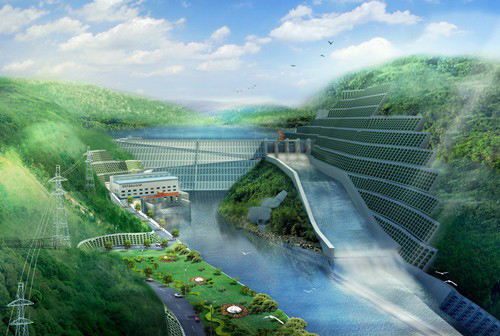 大厂老挝南塔河1号水电站项目